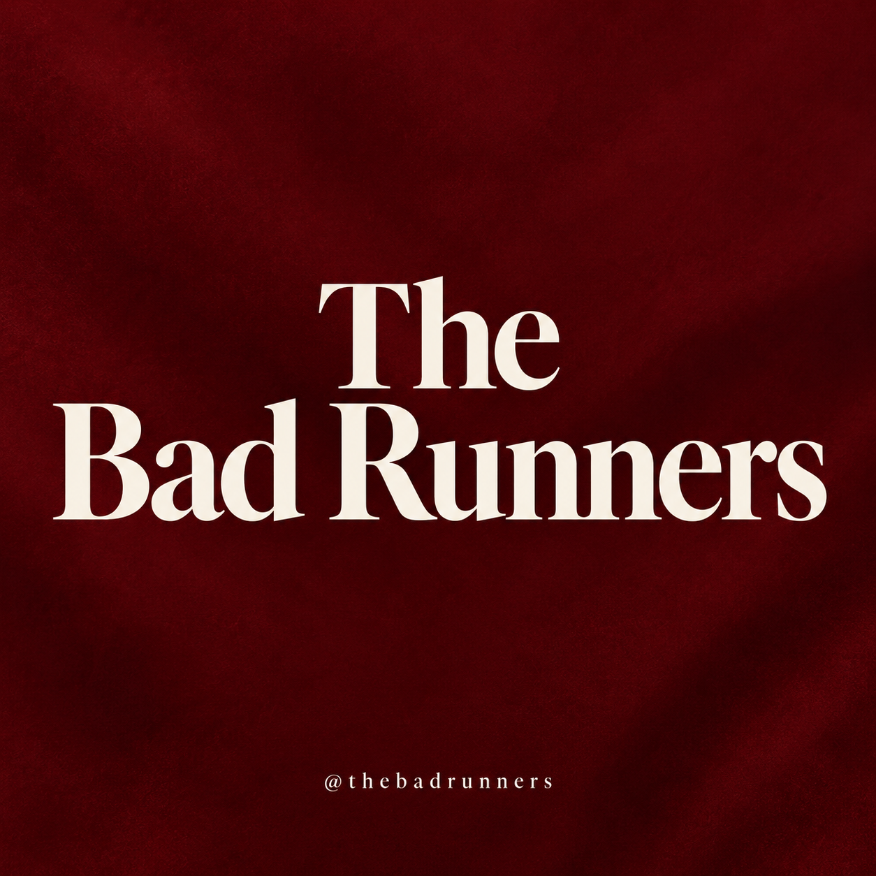 The Bad Runners — brand identity mark